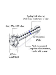 Nose Piercing Gun Kit - 2 Colors Disposable Sterile Safety Nose Piercing Gun with 22 Nose Jewelry Nose Studs Ring Hoop for Women Girls…