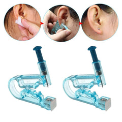 Ear Piercing Gun Kit - Haiwess 2 Pack Safety Ear Piercing Unit Kit Including 2Pcs Disposable Ear Piercing  (2pcs)
